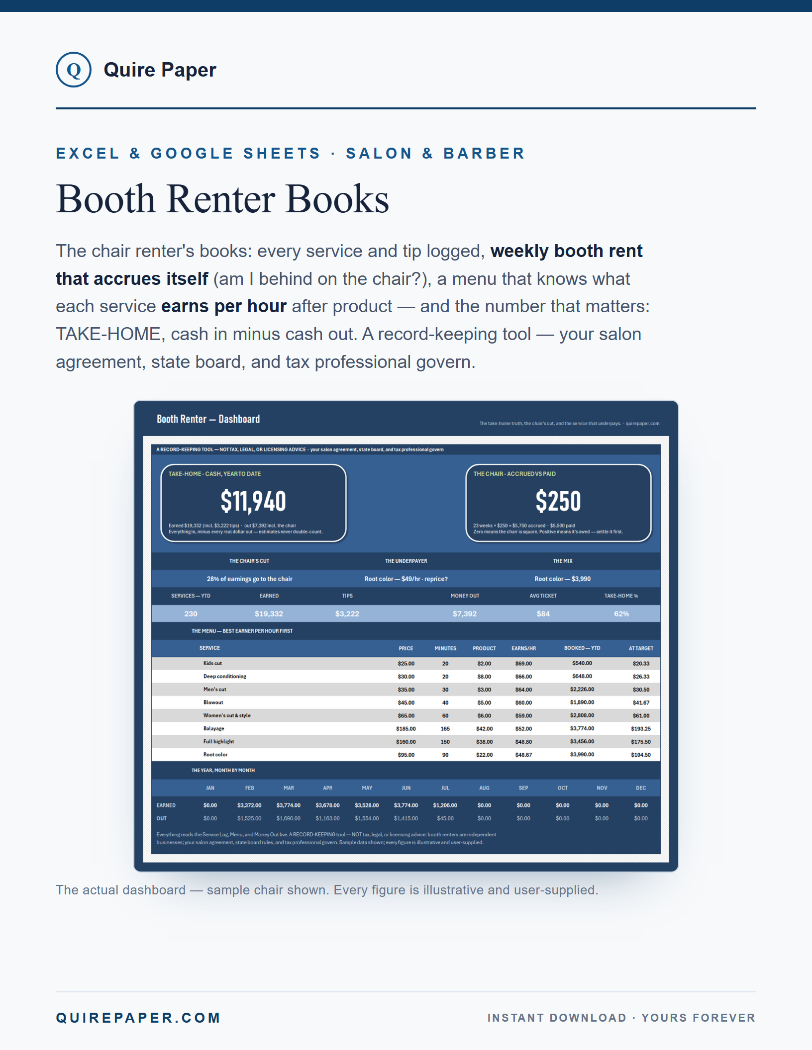 Booth Renter Books cover