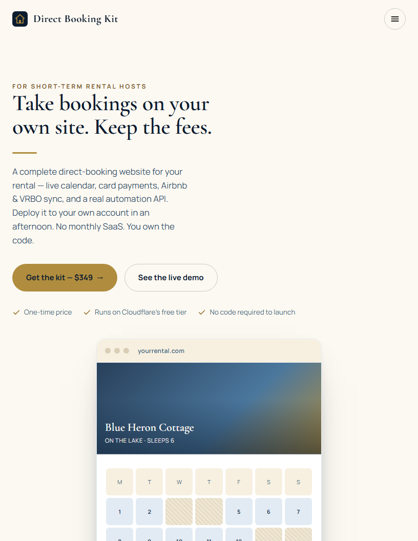 Direct Booking Kit — the file