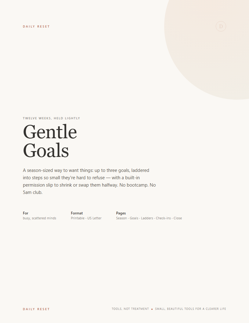 Gentle Goals — the file