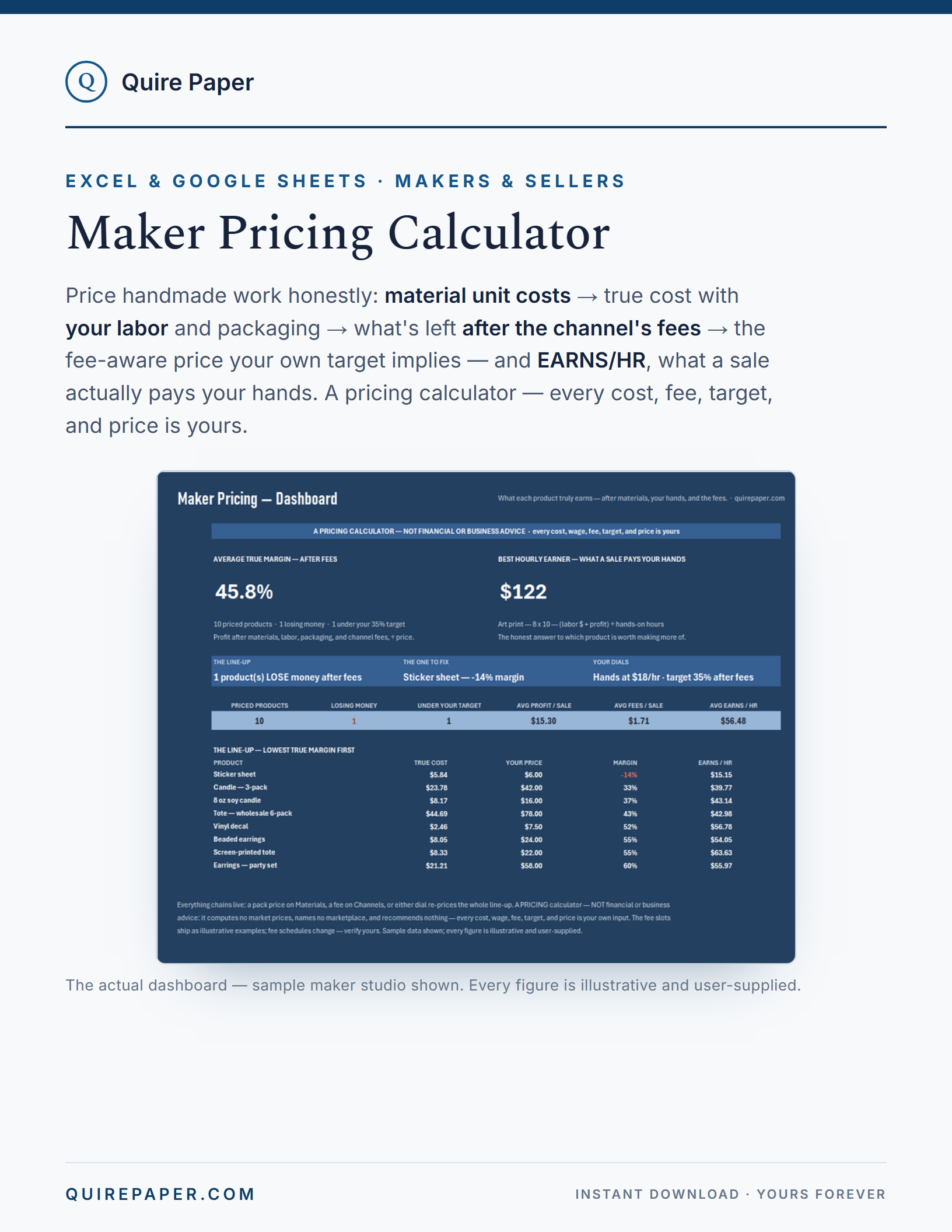 Maker Pricing Calculator cover