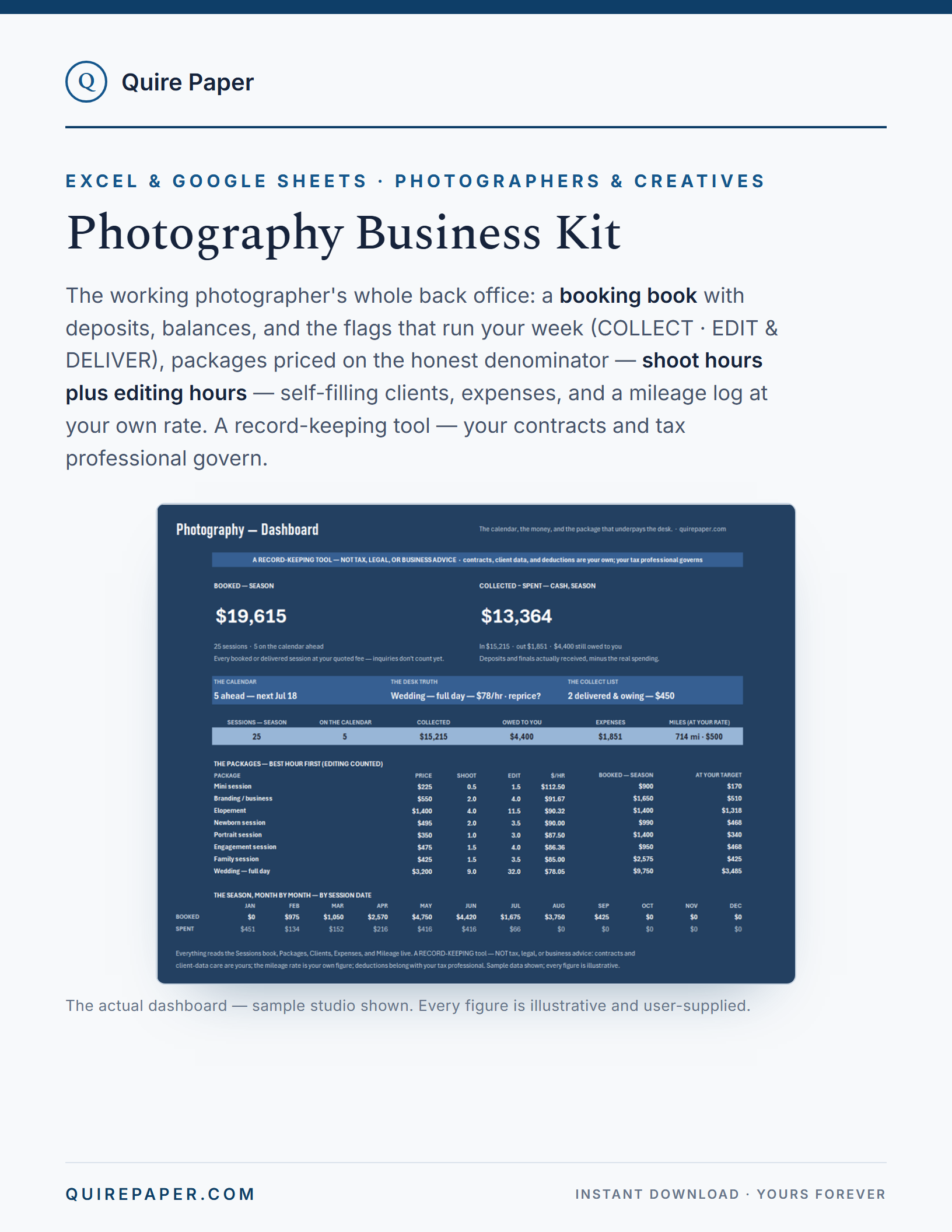 Photography Business Kit cover