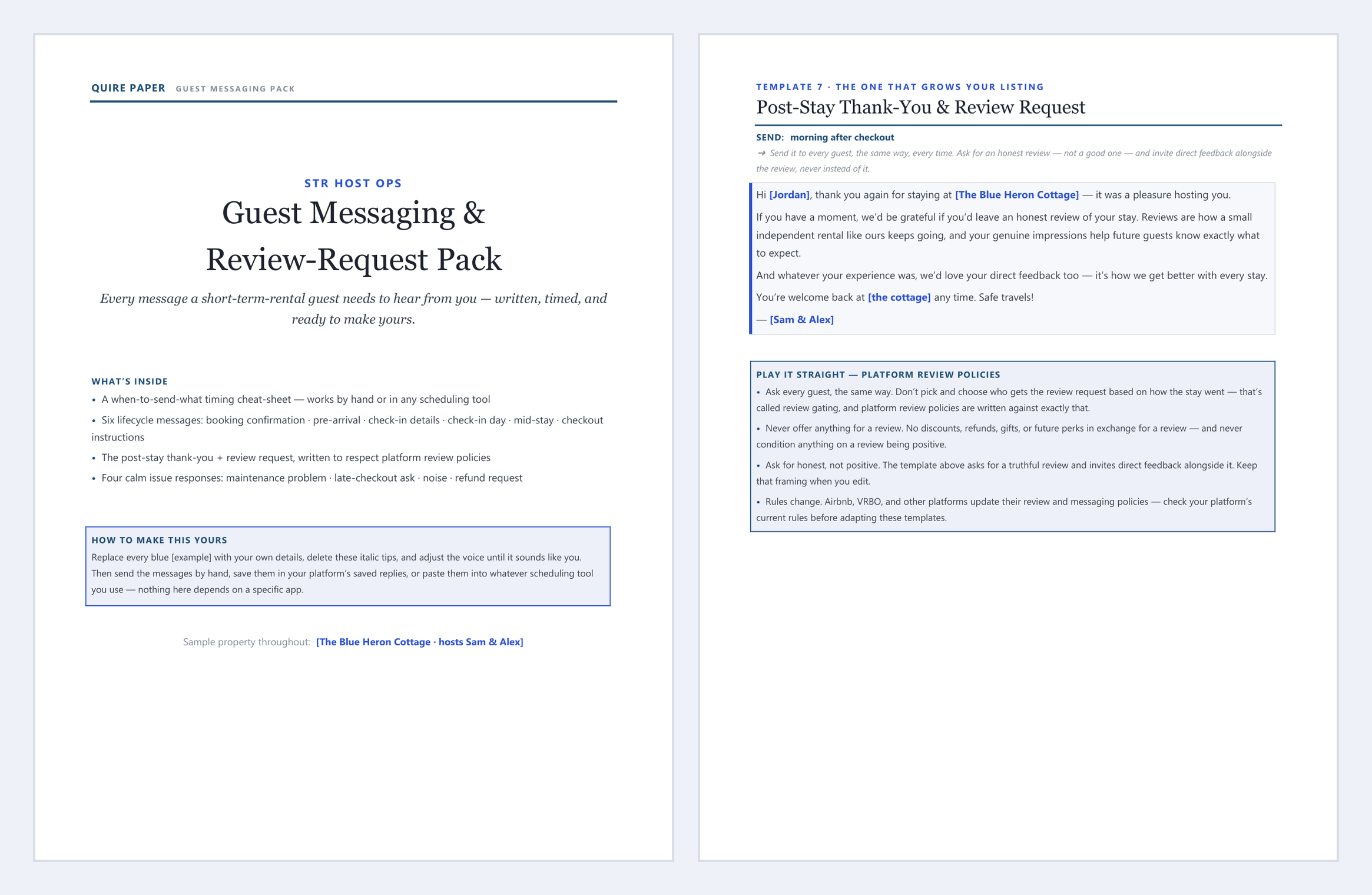STR Guest Messaging & Review-Request Pack — the file